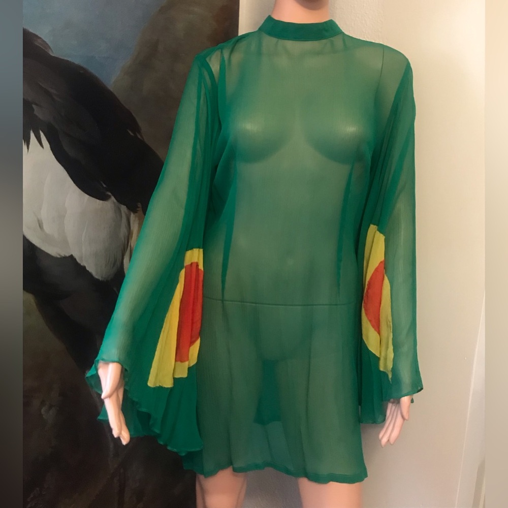 Silk version of the MOTH MINI DRESS by FASION BRAND COMPANY